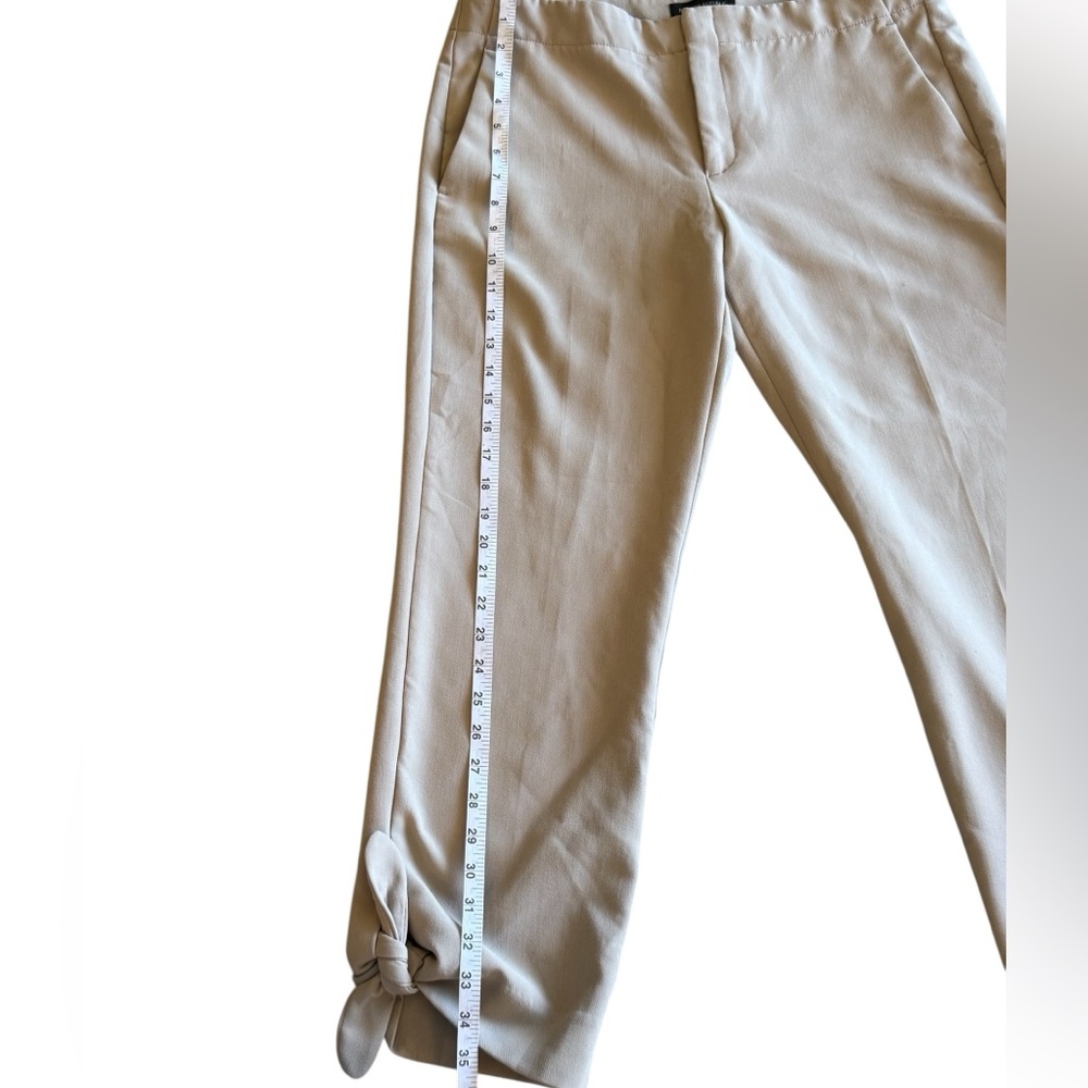 Banana Republic Neutral Tie-Hem Straight Pants - Sandstone Beige - Picture 7 of 9